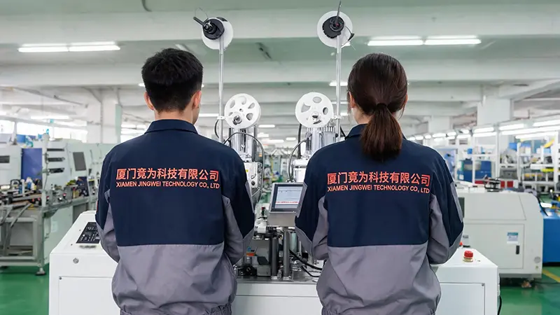 Xiamen Jingwei Technology Advances Production Efficiency with New Automatic Terminal Crimping Machine