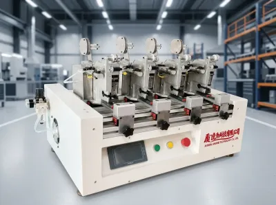4-Station Synkron Multi-Hoved Trådsele Tapeviklingsmaskine JW-MH04