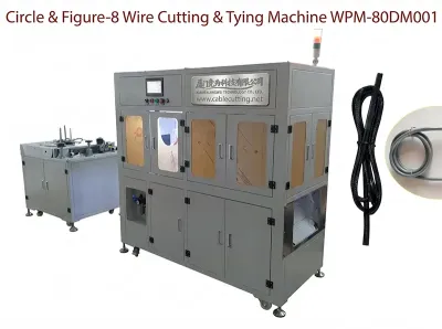 Automatisk Cirkel/8-Form Klippe-Vikle-Bindemaskine WPM-80DM001
