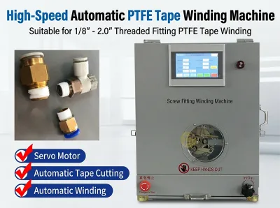 Automatisk PTFE Tapeindpakningsmaskine til gevindtætning WPM-1308