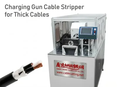 Automatisk kabelafisoleringsmaskine til opladningspistol WPM-5010 - Koaksialkabelstripper