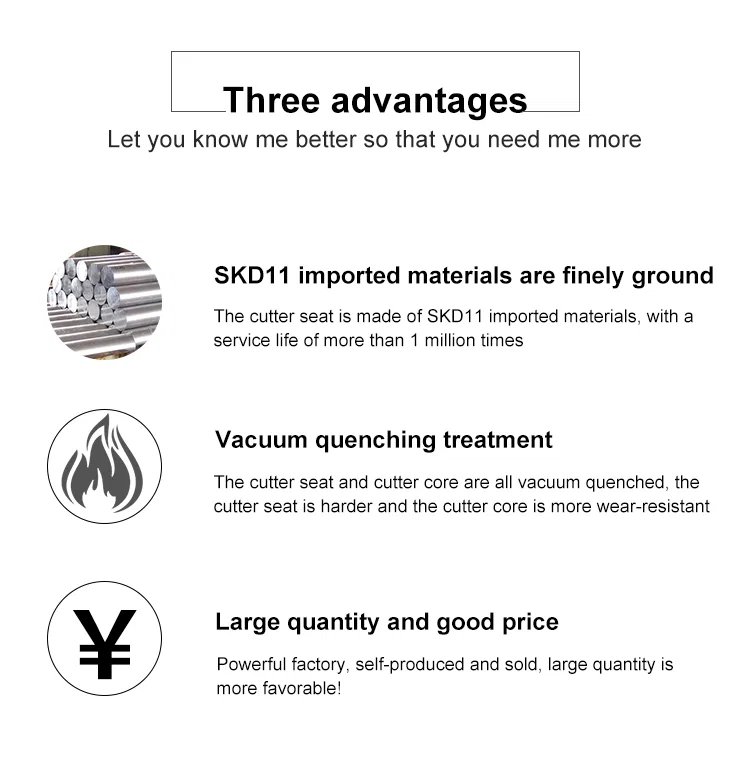 Terminalmaskineskæreblok, terminalbladformsskæringsblok, båndskæring, alle slags skærer, blokformtilbehør 