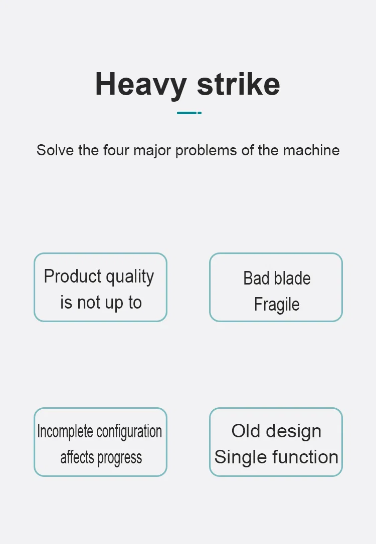 Trådaftrækkerblad, vertikalt elektrisk skinningblad, 3F-kerne wirecutterblad, pneumatisk skinning maskineblad