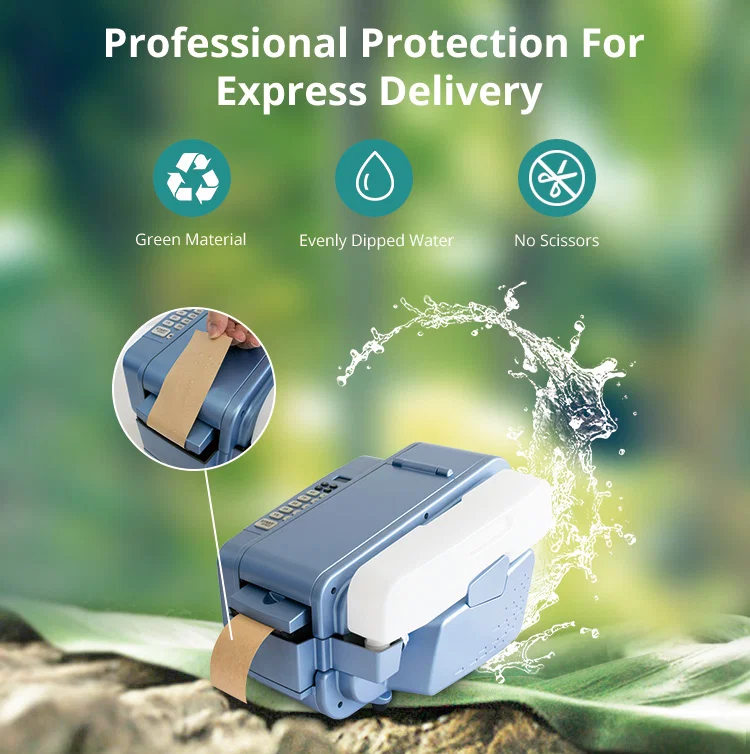 Vandaktiveret gummibånddispensermaskine, gummipapirbåndsmaskine, gummibåndsmaskine, kraftgummibåndsmaskine 