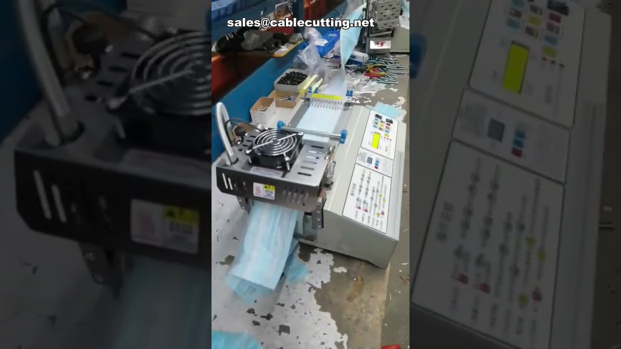 Automatic Rope Cutting Machine with Hot Knife for Polyester Belt & Electrical Cable