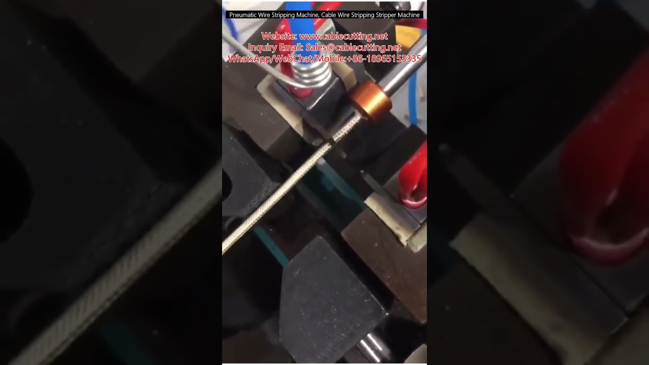 Pneumatic Wire Stripping Machine | Automatic Cable Stripper