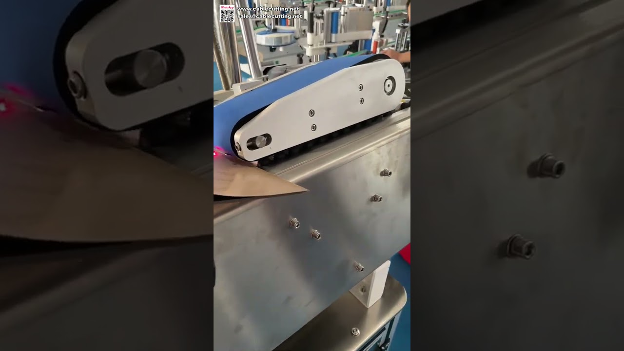 High Speed Test Tube Labeling Machine Automatic Vial Sticker Applicator for Medical Industry