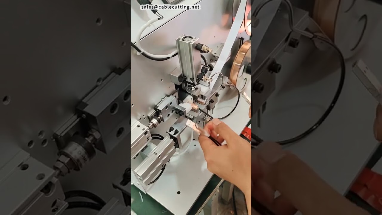 Square Copper Foil Machine  Braid Reversing Machine  Foil Wrapping Machine Set #factory #machine