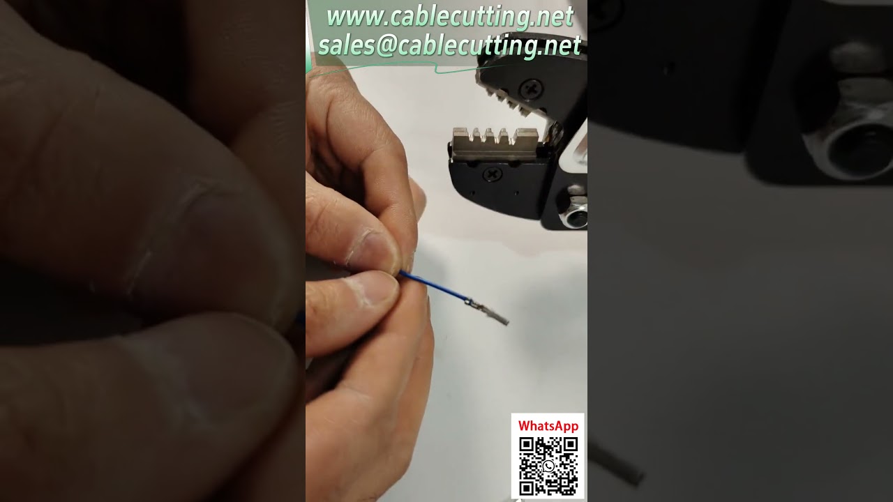 Professionel terminalcrimper til Molex 43030-0001 – Hurtigt værktøjsskift #præcisionskrimpning
