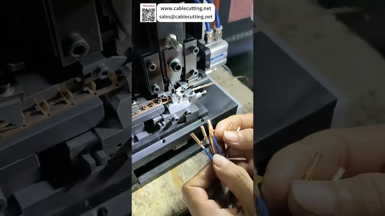 Touch Screen 2 0T Mute Wire Stripping and Terminal Crimping Machine With High Customer Repurchase
