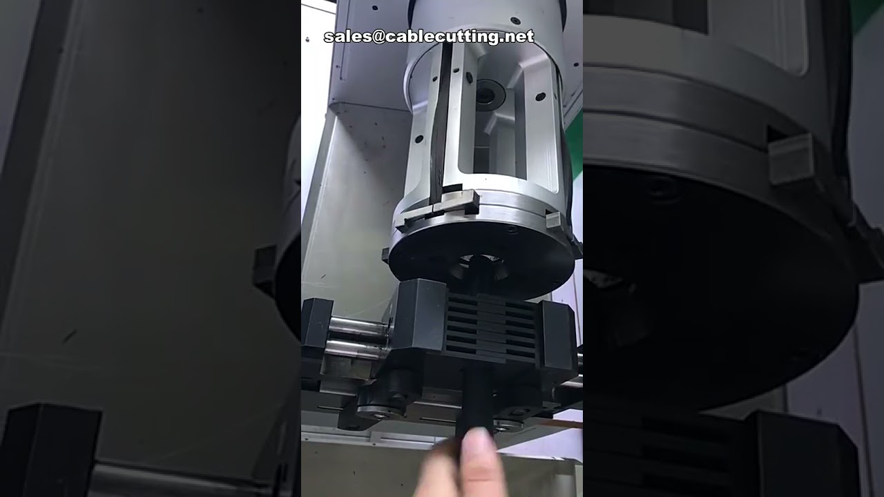 Automatic New Energy Coaxial Cable Rotary Stripping Machine for Hard Cables