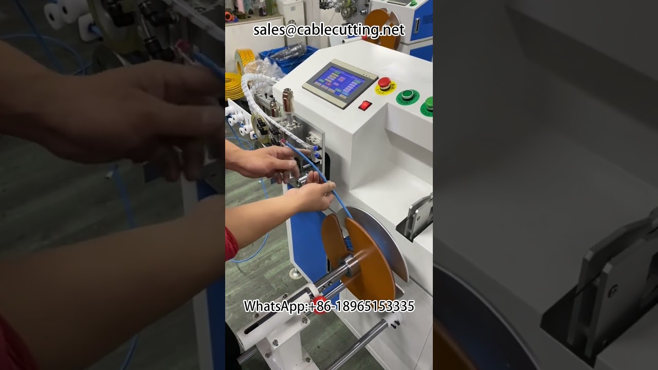 Automatisk måler-tælling, sortering, skæring, vikling og bindemaskine #Kabelbehandling