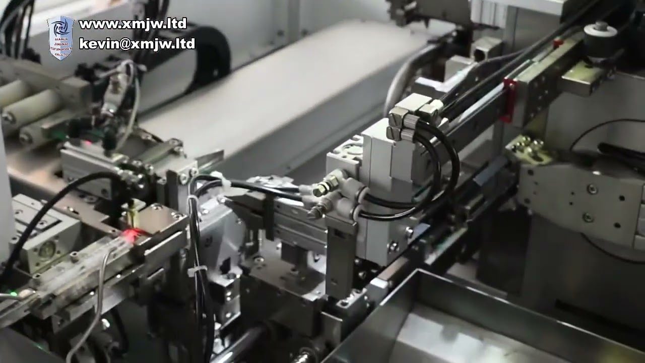 Fuldautomatisk ledningsnetmaskine med dobbelt endestempling og plastskalmontering med DDC-Pres