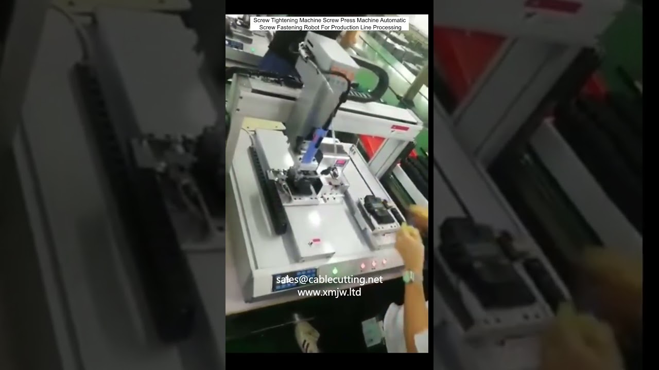 Automatisk skruestramningsmaskine | Skruepresse | Robot til skruefastgørelse til produktionslinje