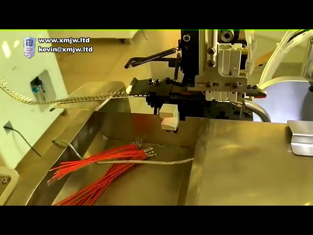 Automatic Three-Head Crimping Terminal Machine for Wire Processing