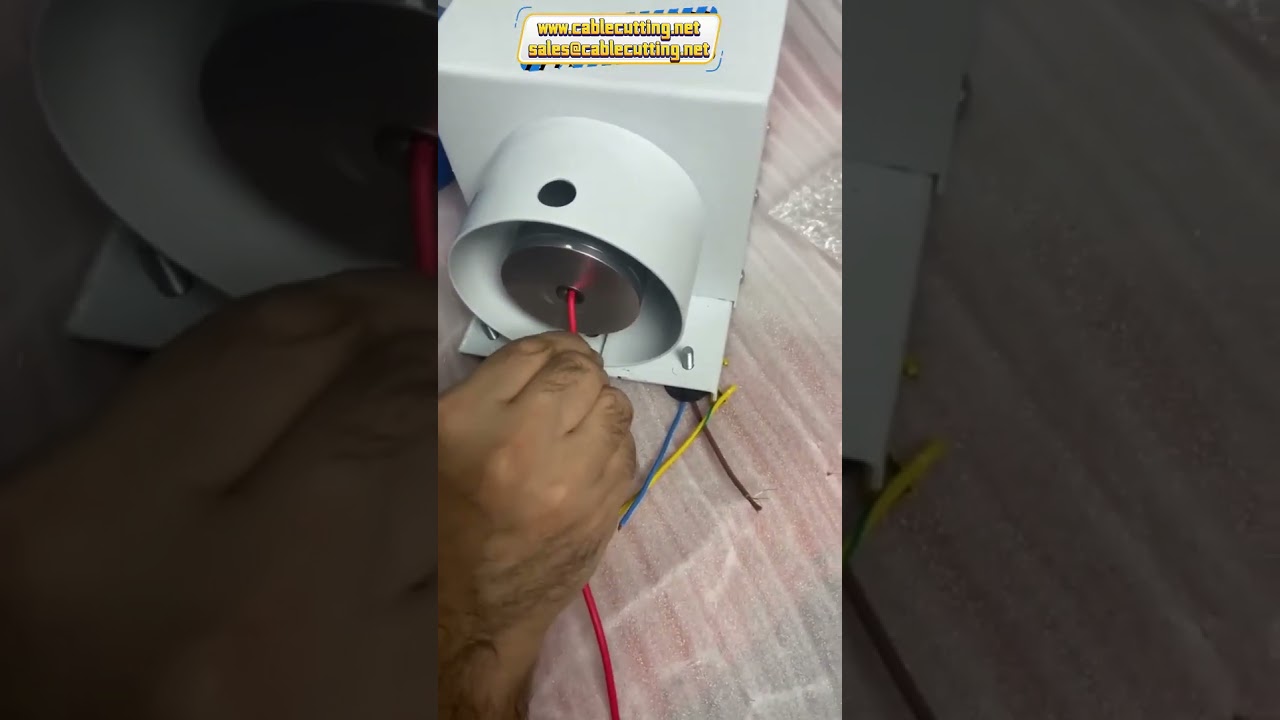 Elektrisk afisolerings- og snoemaskine til kobbertråd 0,1-4,5 mm med motor