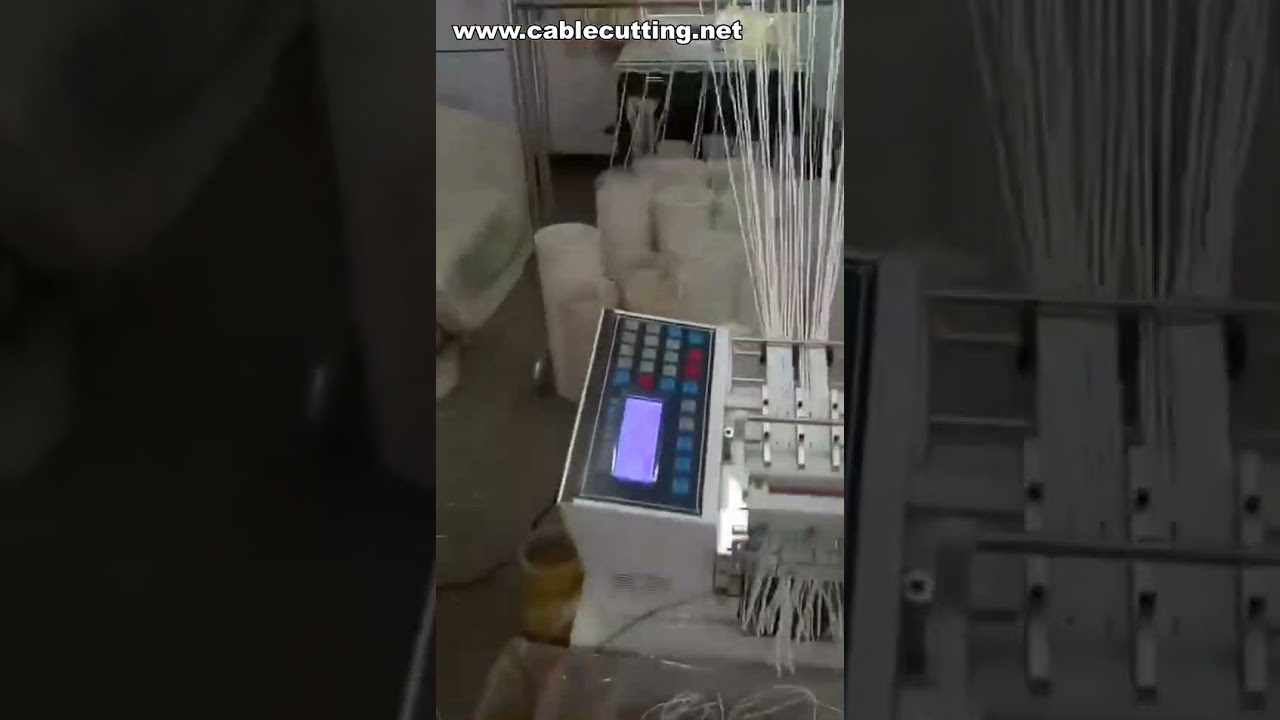 Automatic Face Mask Cutting Machine with Nose Clip Stripper and Elastic Ear Loop Processing