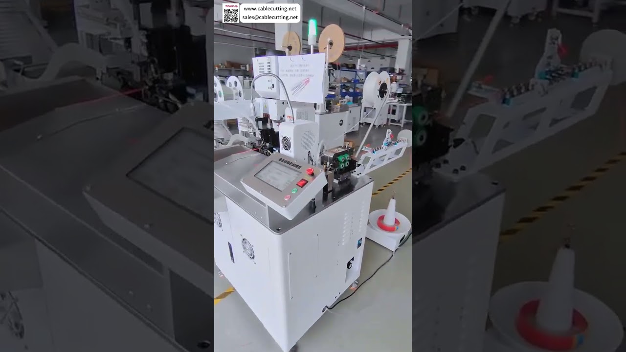 EV Auto AC Heating Module PTC Electrode Harness Processing  Terminal Wire Crimping Machine