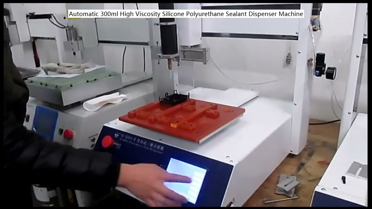 Automatic 300ml High Viscosity Silicone Polyurethane Sealant Dispenser Machine