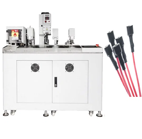 Heat Shrink Rør Insert Twist Tin Crimp Maskine - Automatisk trådkrympemaskine