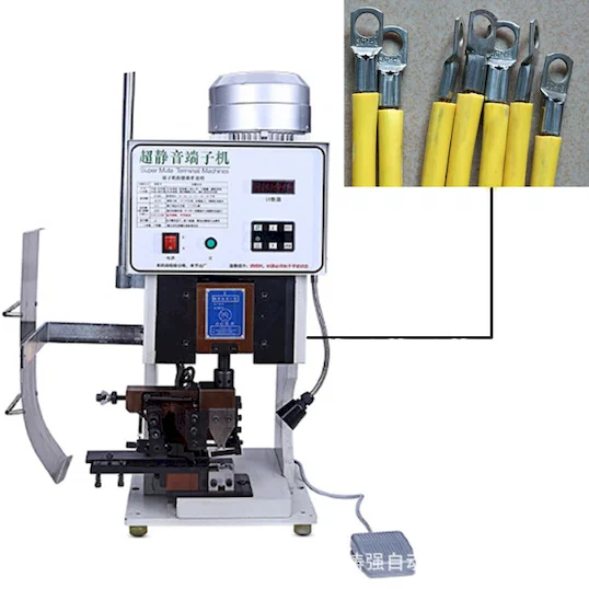 Semi-Auto Mute Terminalkrympning Maskine WPM-3000S - Terminalkrympemaskine